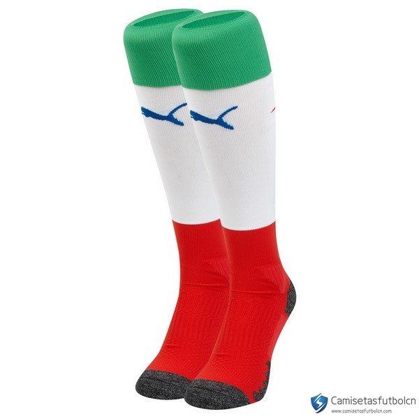 Calcetines Italia Segunda equipo 2018 Blanco